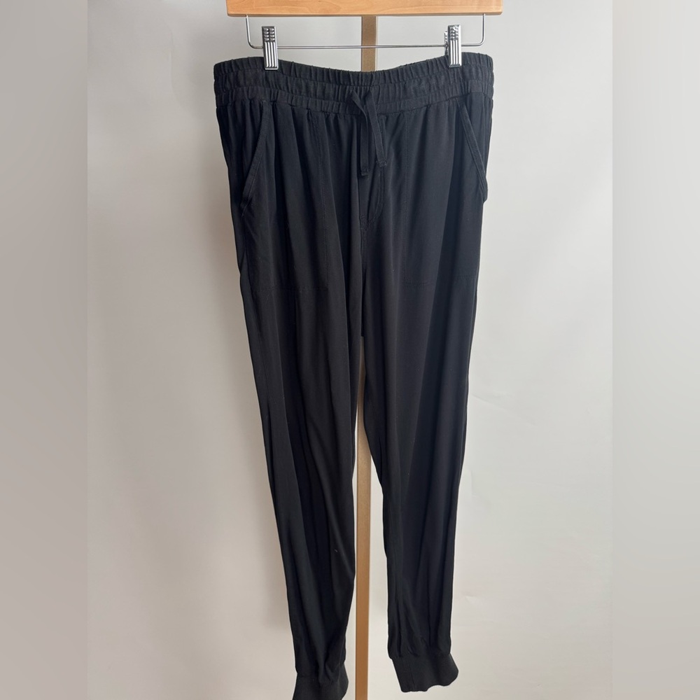 Splendid Women’s Small Black Viscose Lightweight Jogger Pants